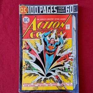 Action comics #437 1974 Large 100 Page Issue G-VG